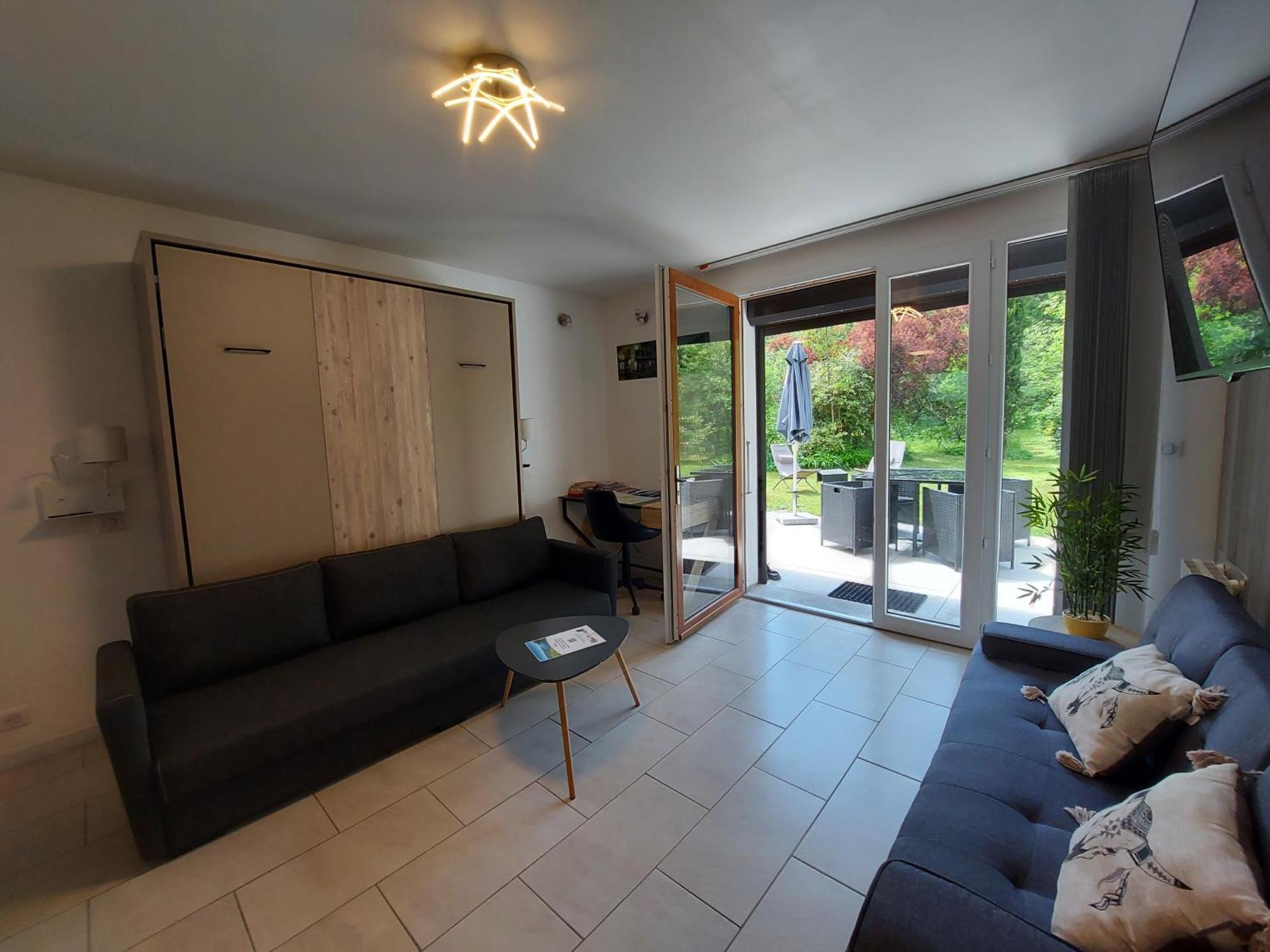 Rare, Cosy Studio Terrasse Au Coeur De St-Jorioz 圣若里奥 外观 照片